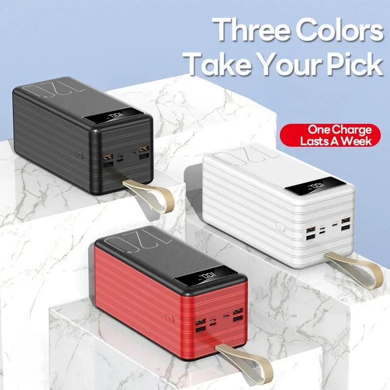 Sandsberg | 120Ah Mega Power Bank - Hochgeschwindigkeits tragbares Ladegerät für iPhone & Huawei