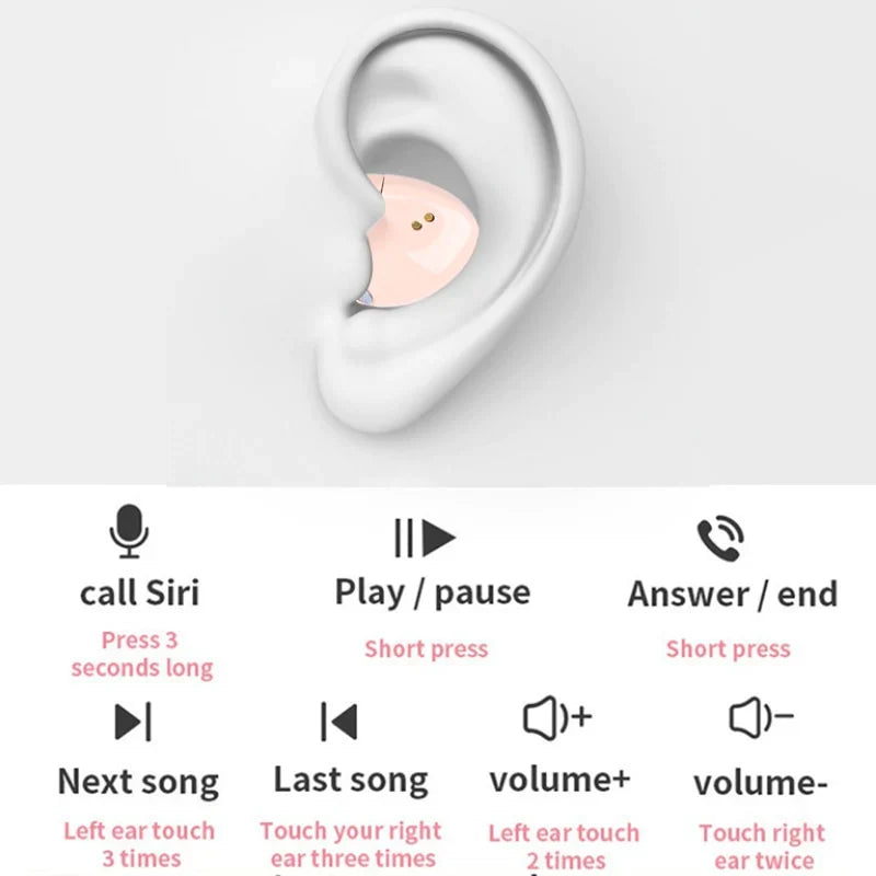 UltraPods™ Unsichtbare Drahtlose Ohrstöpsel