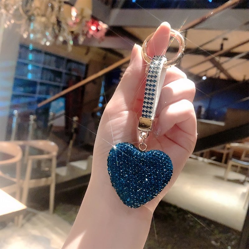 Strass Herz Schlüsselanhänger
