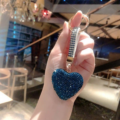 Strass Herz Schlüsselanhänger