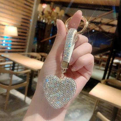 Strass Herz Schlüsselanhänger