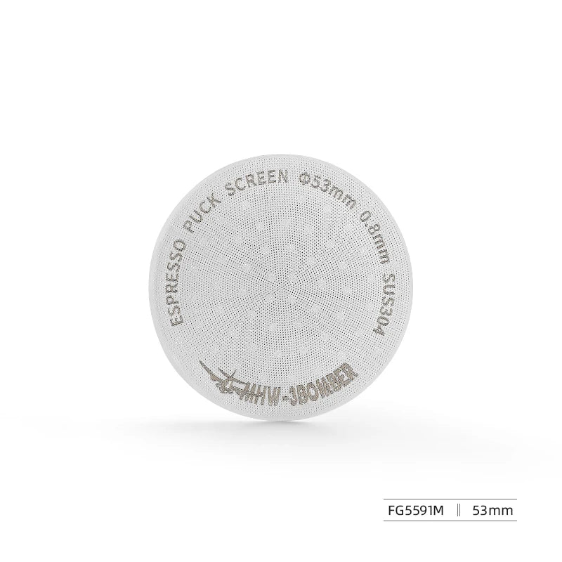 MHW-3BOMBER 51/53/58.5mm Espresso Puck Screen Doppel-Layer Metall Kaffee Wiederverwendbarer Filter