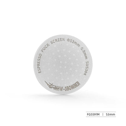 MHW-3BOMBER 51/53/58.5mm Espresso Puck Screen Doppel-Layer Metall Kaffee Wiederverwendbarer Filter
