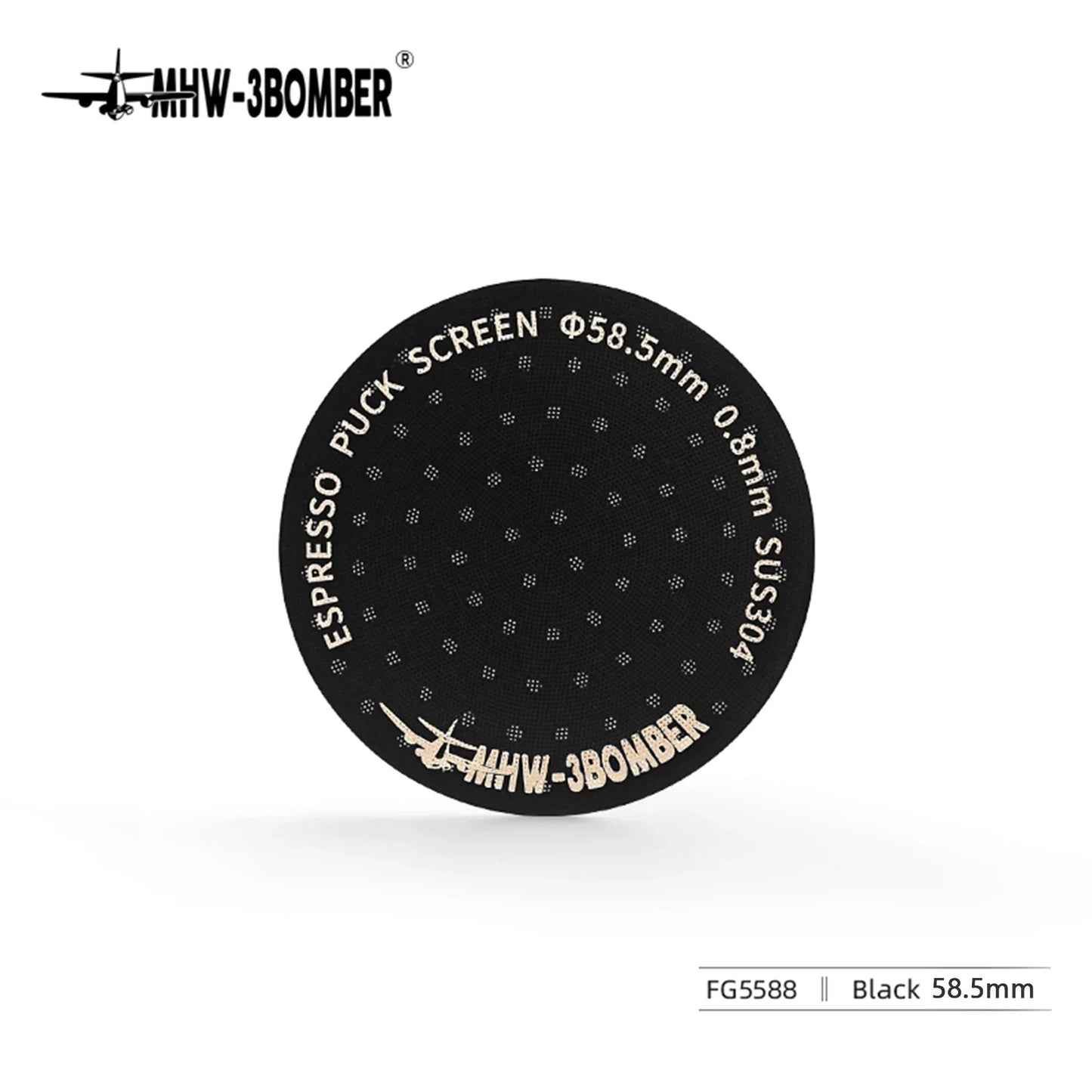 MHW-3BOMBER 51/53/58.5mm Espresso Puck Screen Doppel-Layer Metall Kaffee Wiederverwendbarer Filter