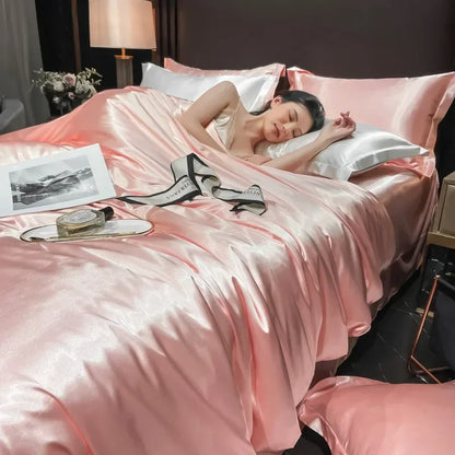 Exklusives Seiden Bettwäsche-Set – Luxuriöse Bettwäsche aus 100% Seide für höchsten Schlafkomfort