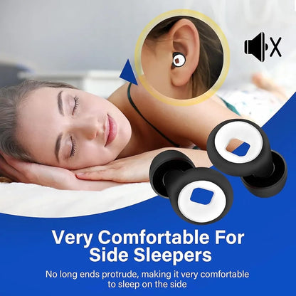 Weiche Silikon-Ohrstöpsel zur Lärmminderung, Silikon-Ohrgeräuschblocker zum Schlafen, Geräuschempfindlichkeit, Flugreisen