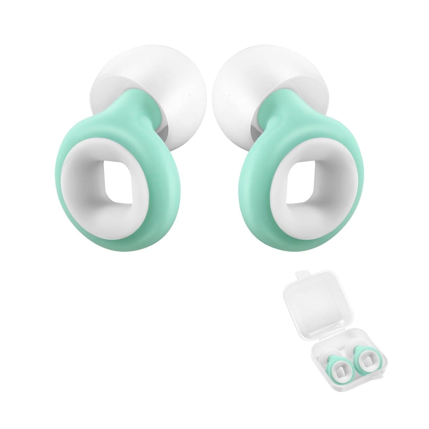 Weiche Silikon-Ohrstöpsel zur Lärmminderung, Silikon-Ohrgeräuschblocker zum Schlafen, Geräuschempfindlichkeit, Flugreisen