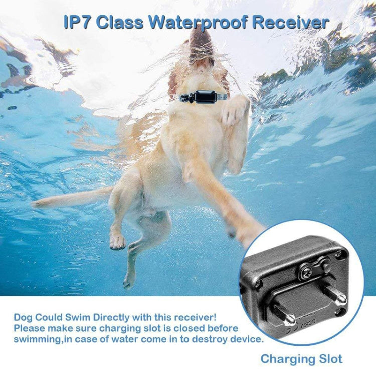 Sandsberg | 800m Fernbedienung Elektrischer Schock Hunde Trainingsgerät Vibration Warnung Haustierbedarf Elektronisches Wasserdichtes Halsband, Stil:556-1(US Stecker)