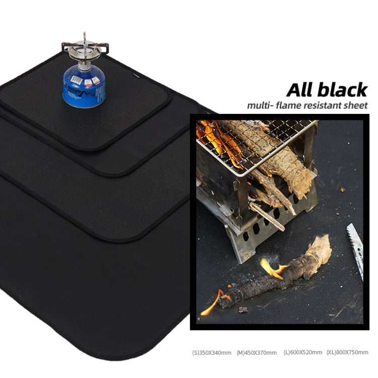 Sandsberg | CLS Outdoor Camping Silikon feuerfeste Decke Picknick Grill Wärmedämmung Pad, Größe: XL: 800x750mm