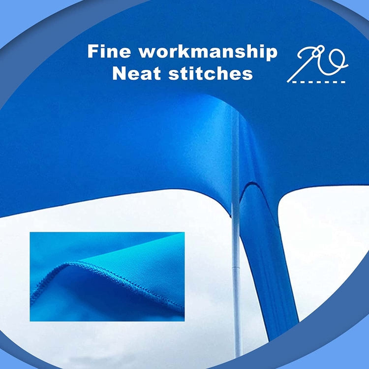 Sandsberg | Outdoor Strand Lycra Zelt Sonnenblende Camping Zelt, Größe: 300x300x200cm (See Blau)