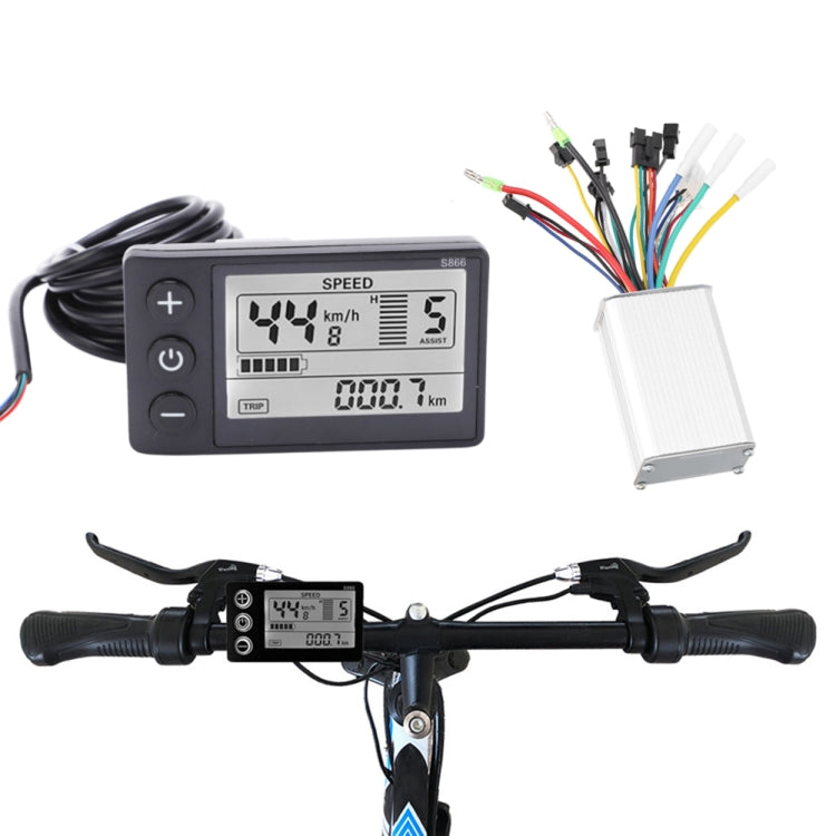 Sandsberg | S866 A Typ Elektrofahrrad Universelles Elektrofahrrad Dashboard Set, Spezifikation: 36V / 48V