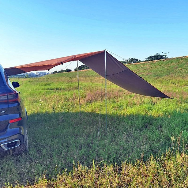 Sandsberg | Outdoor Picknick Campingzelt An Der Seite Des Autos Fahrzeug Regenfest Sonnenblende Zelt 300x200cm (Khaki)