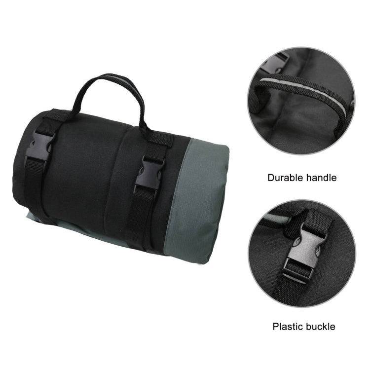 Sandsberg | Outdoor Camping Faltbare Haustier Schlafmatte 600D Oxford Stoff Wasserdichte Hundematte (Grau)