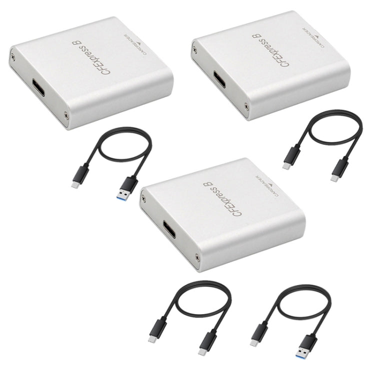 Sandsberg | 10G Hochgeschwindigkeits-USB3.2 Z6/Z7 1DX3 Verkabelung CFEXPRESS Kartenleser mit A-C-Leitung