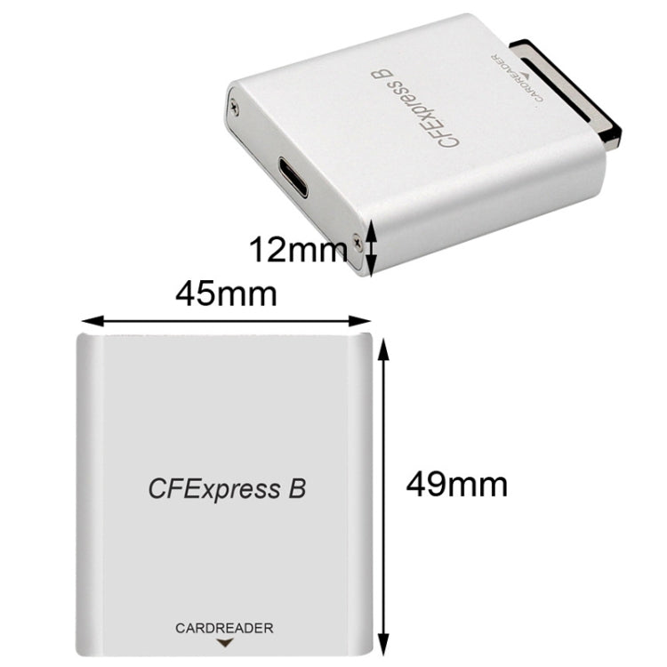 Sandsberg | 10G Hochgeschwindigkeits-USB3.2 Z6/Z7 1DX3 Verkabelung CFEXPRESS Kartenleser mit A-C-Leitung