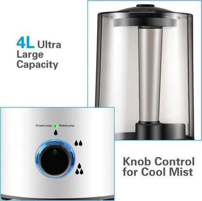 Sandsberg | 4L Reptil Befeuchter Nebelgerät Kühle Nebel Nebel Mister mit Schlauch für Schildkrötenhabitat EU-Stecker