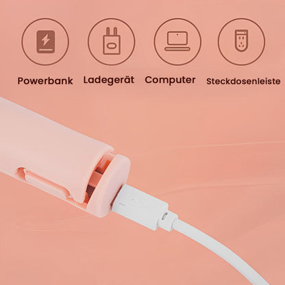 Mini-Lockenstab mit doppeltem Verwendungszweck