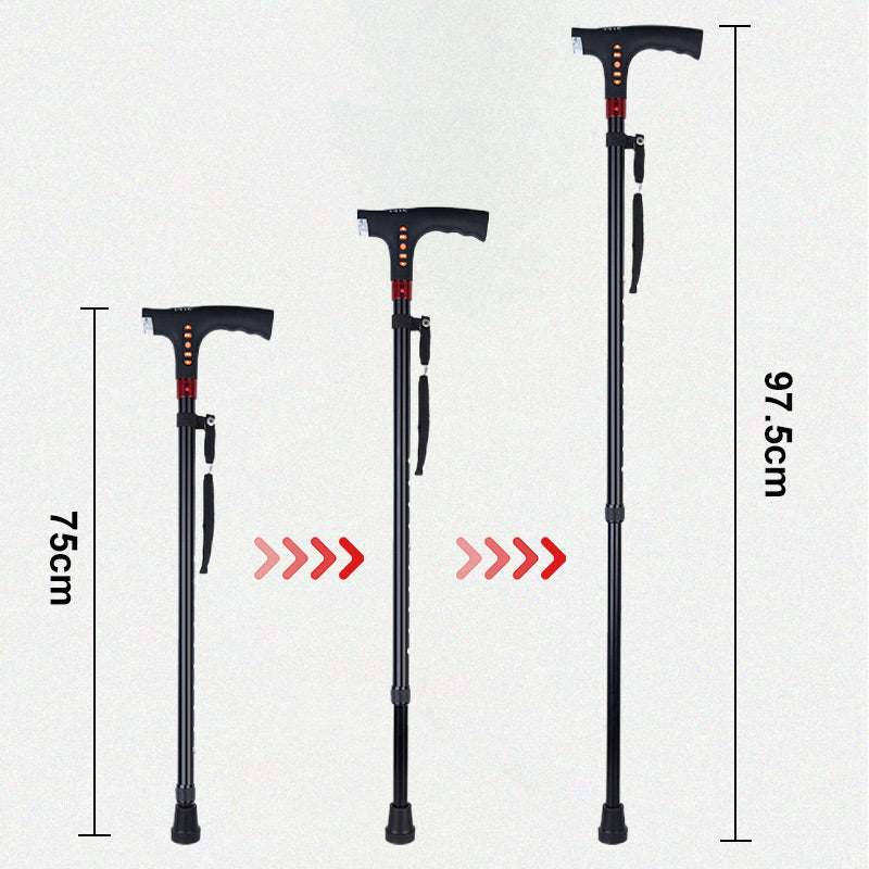 Intelligenter Spazierstock für ältere Menschen mit LED-Licht
