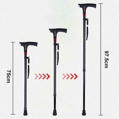 Intelligenter Spazierstock für ältere Menschen mit LED-Licht