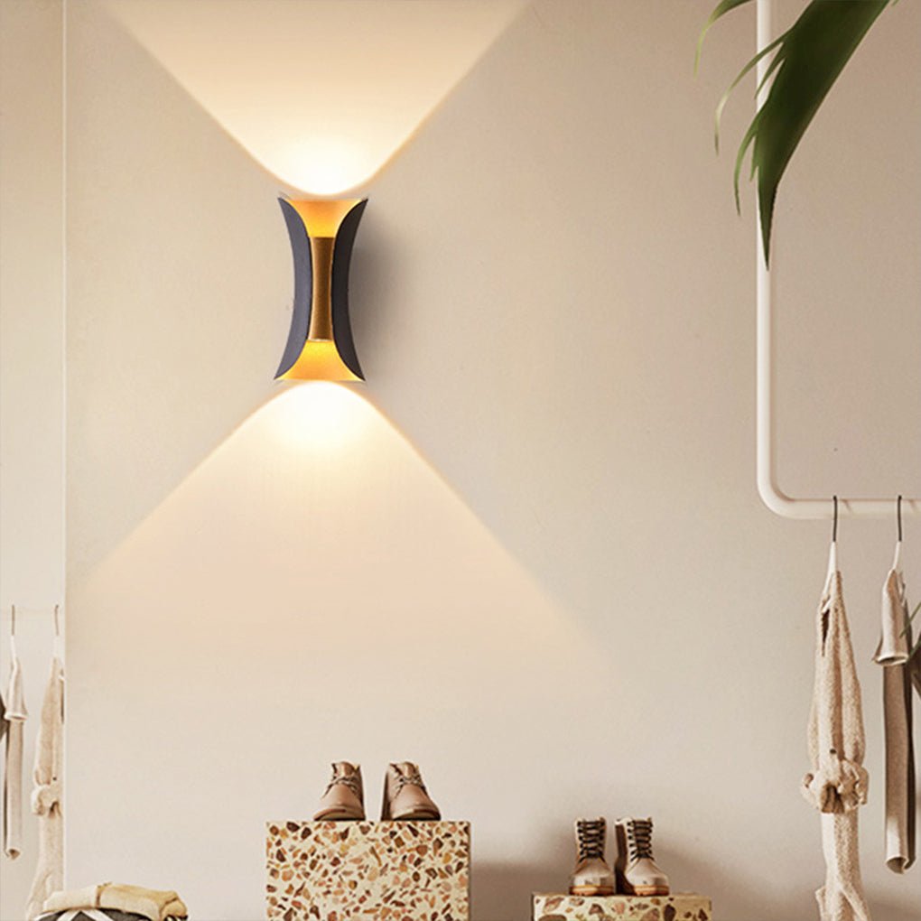 Wasserdichte LED-Außenwandleuchte mit Up- und Down-Beleuchtung