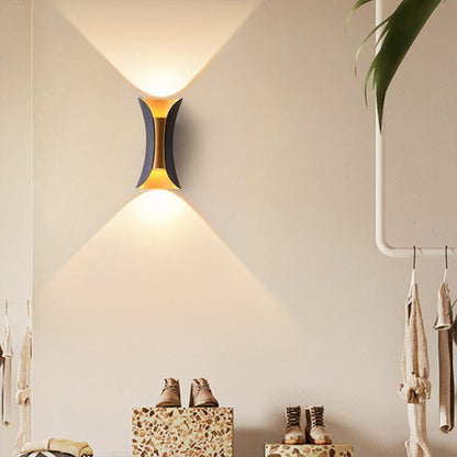 Wasserdichte LED-Außenwandleuchte mit Up- und Down-Beleuchtung