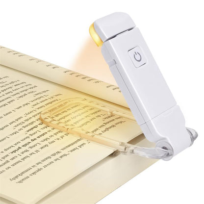 LED USB wiederaufladbare Buchleselampe Helligkeit einstellbar Augenschutz