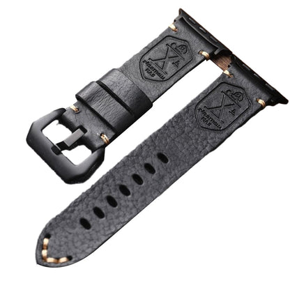 Handgefertigtes Vintage Leder-Apple-Watch-Band