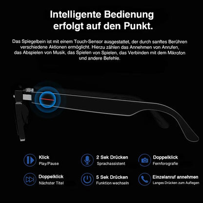 Sandsberg Brille mit Blaulichtfilter und Kamerafunktion