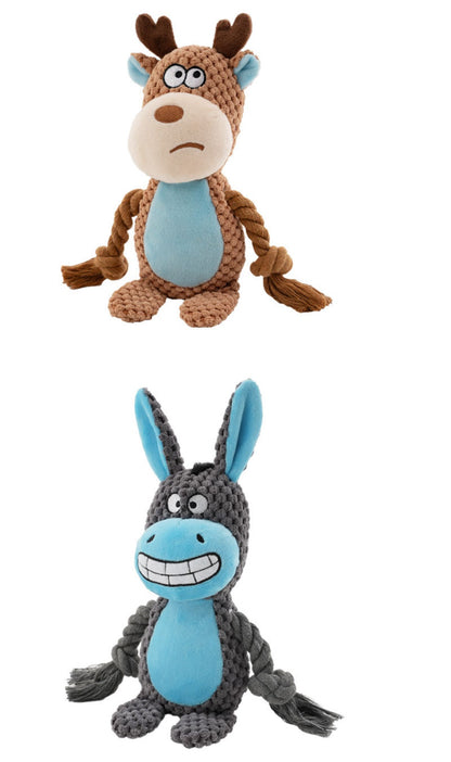 Sandsberg | Haustier Plüsch klingende Baumwolle Seil Spielzeug