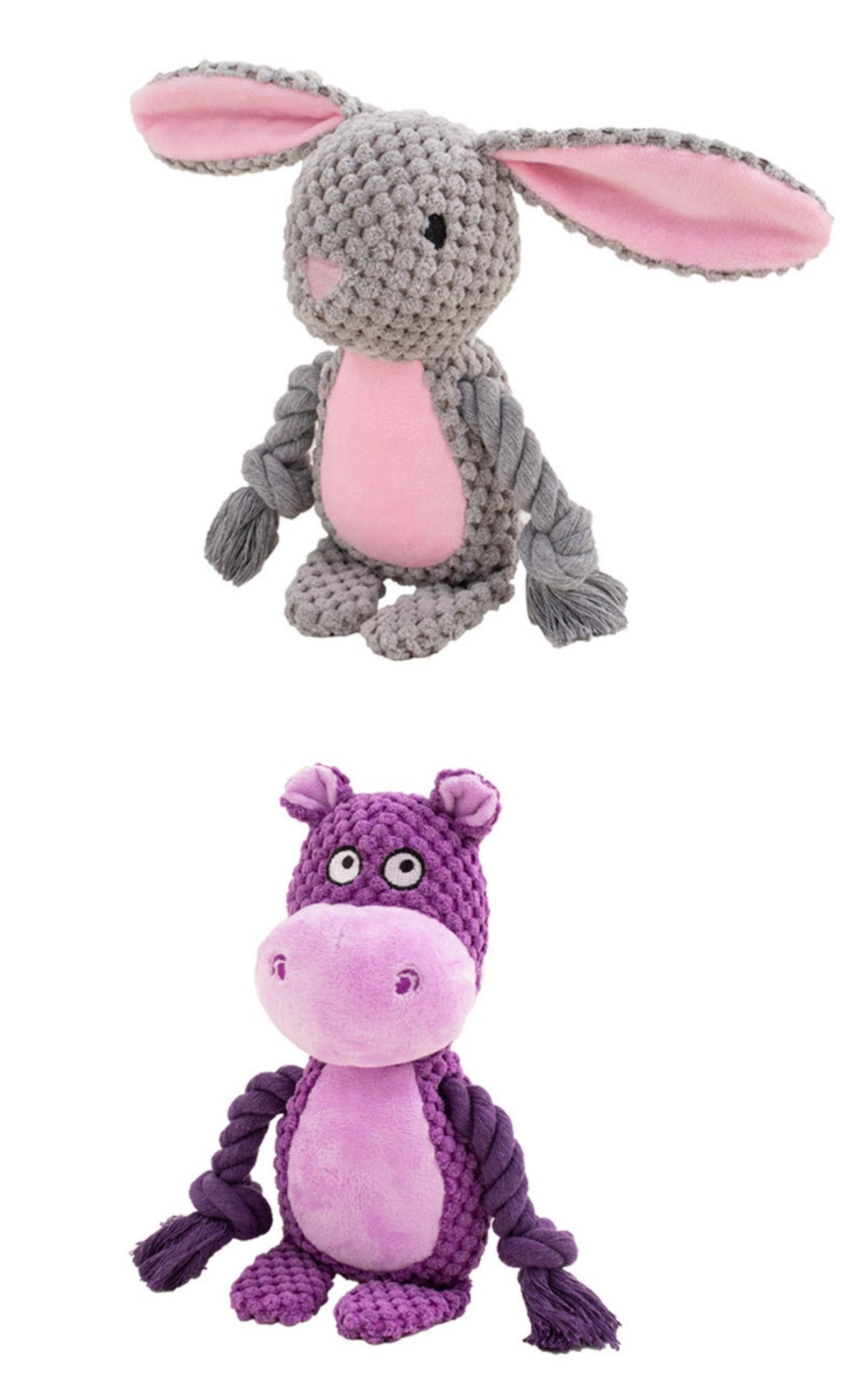 Sandsberg | Haustier Plüsch klingende Baumwolle Seil Spielzeug