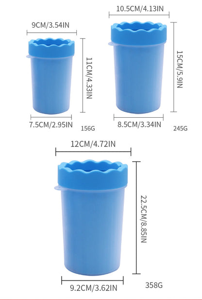 Sandsberg | Silikon-Fußwaschbecher für Haustiere