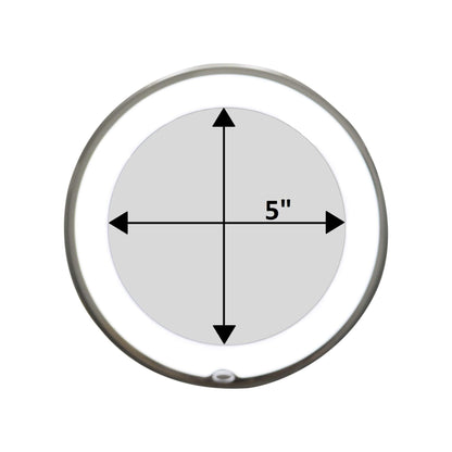 Sandsberg LED-Vergrößerungsspiegel mit flexiblem Schwanenhals | 10-fache Vergrößerung | Tageslicht-LED | Kosmetikspiegel
