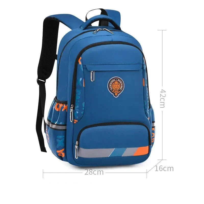 Orthopädischer wasserdichter Schulrucksack für Jungen