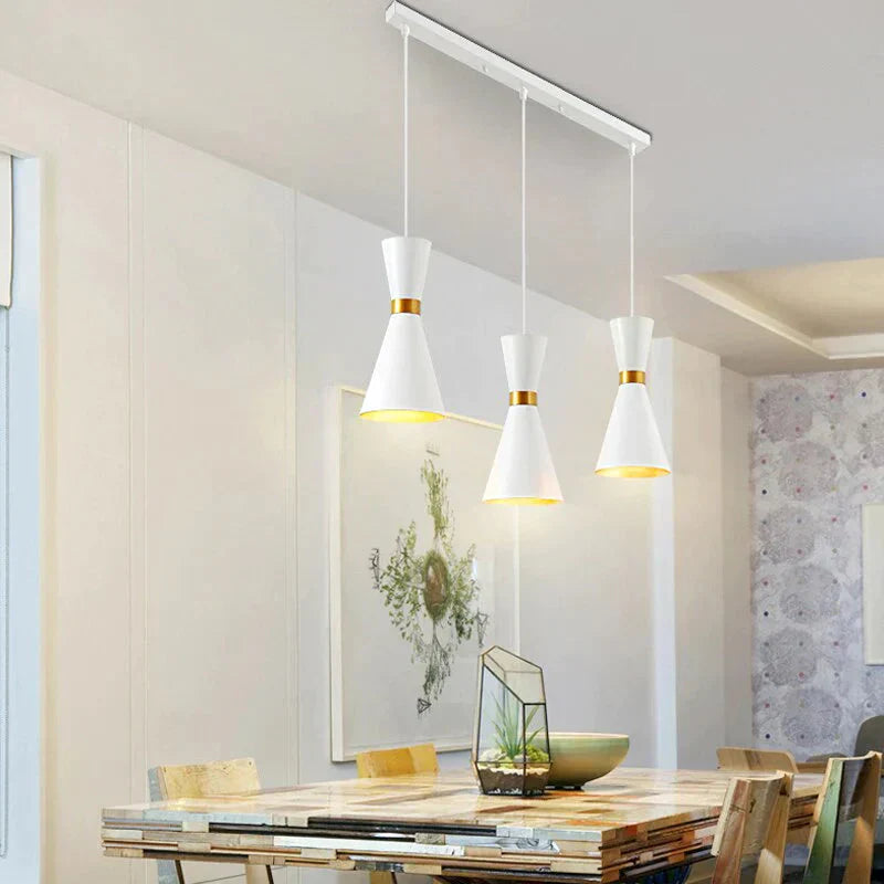 Moderne Cord-Pendelleuchte aus Aluminium – LED-kompatibel