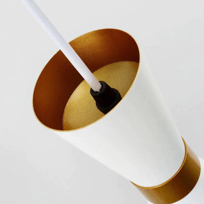 Moderne Cord-Pendelleuchte aus Aluminium – LED-kompatibel