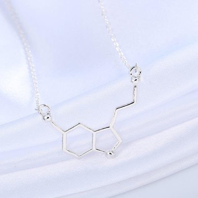 Serotonin (Glückshormon) Molekül Kette