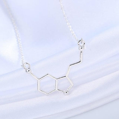 Serotonin (Glückshormon) Molekül Kette