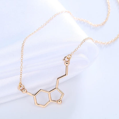 Serotonin (Glückshormon) Molekül Kette