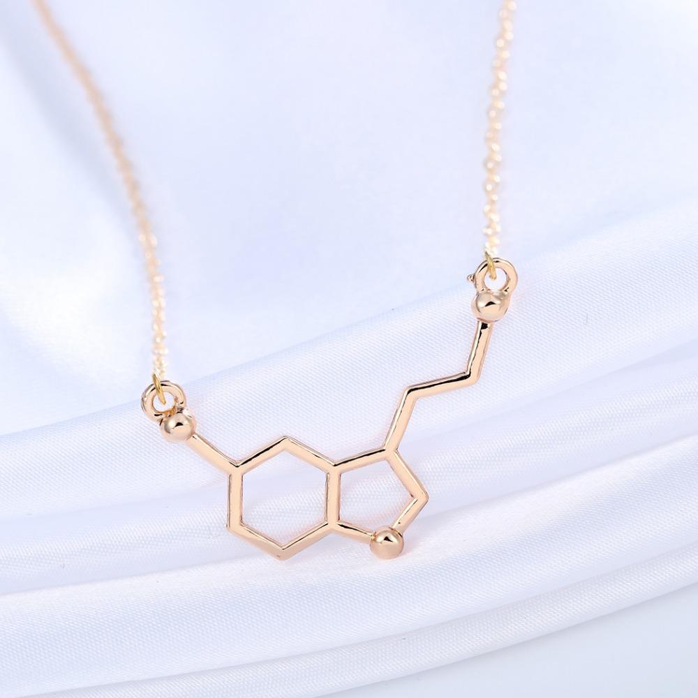 Serotonin (Glückshormon) Molekül Kette