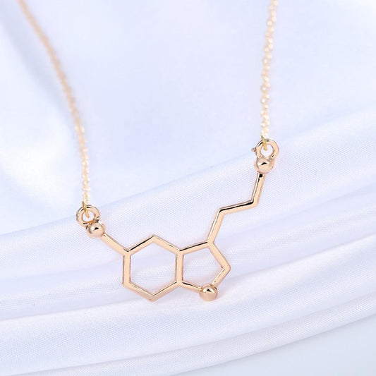 Serotonin (Glückshormon) Molekül Kette