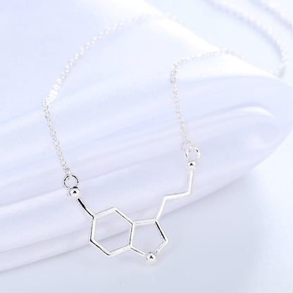 Serotonin (Glückshormon) Molekül Kette