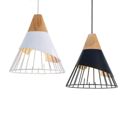 Moderne Pendelleuchte mit Eisenabdeckung – E27-Fassung