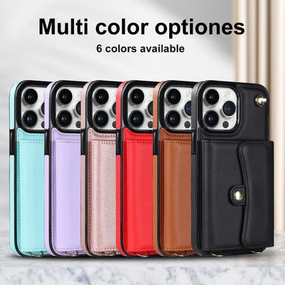 Leder Schultertasche mit Tragetasche und Lanyard für das iPhone