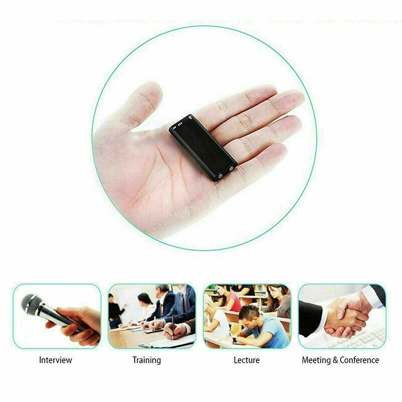Mini-Sprachrekorder – Mini-Audiorecorder – Mini-Aufnahmegerät – Kleinster versteckter Audiorecorder