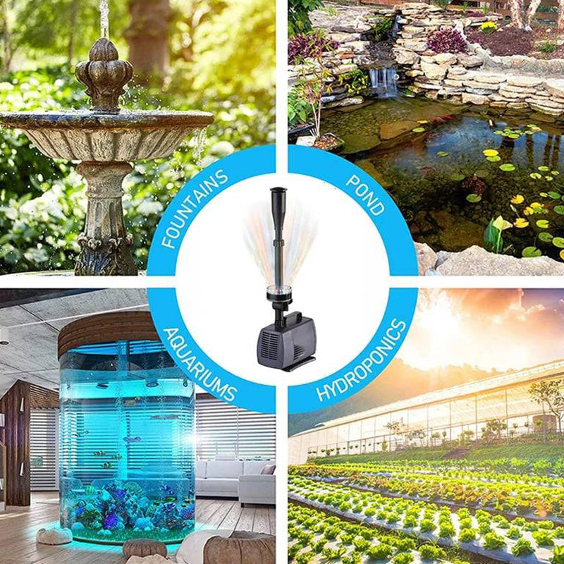 Sandsberg Pumpe mit LED-Farblichtern