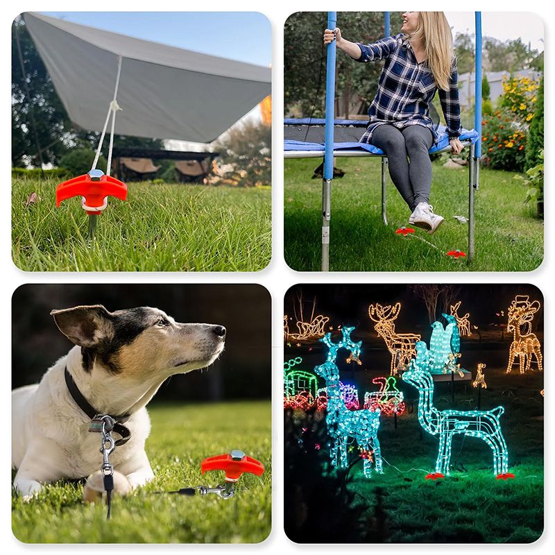 Sandsbergs cm große Zeltheringe zum Einschrauben – Bodenanker zum Einschrauben