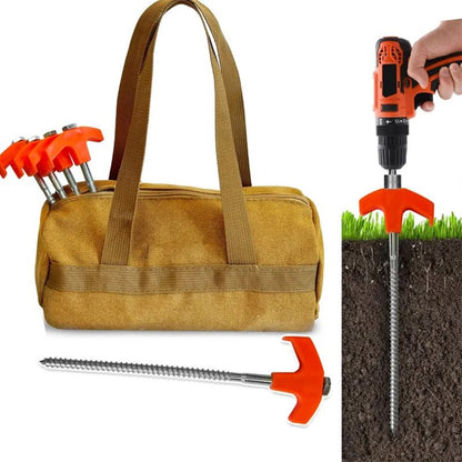 Sandsbergs cm große Zeltheringe zum Einschrauben – Bodenanker zum Einschrauben