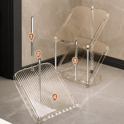 Luxe Transparente Robuste Mehrschichtige Schuhregal für den Hausgebrauch