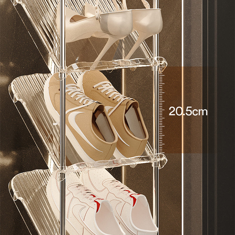 Luxe Transparente Robuste Mehrschichtige Schuhregal für den Hausgebrauch