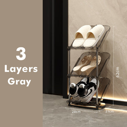 Luxe Transparente Robuste Mehrschichtige Schuhregal für den Hausgebrauch